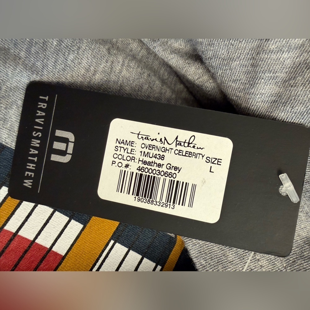 NWT Travis Matthew Men’s Gray with suspenders Graphic Cotton T Shirt Size Large - Picture 4 of 8
